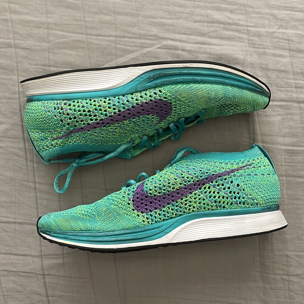 Nike Flyknit Racer ‘Sport Turquoise/ Hyper Grape’ - Men’s 5.5/Women’s 7